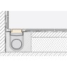 Rejilla con marco inox cepillado hasta 19mm Schlüter KERDI-LINE-B KLB19EB