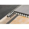 Perfil portaor con cuña de pendiente inox cepillado Schlüter Showerprofile-SPS 100 EB/200