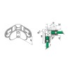 Conector ángulo para doble vidrio satinado Q-railing 2890