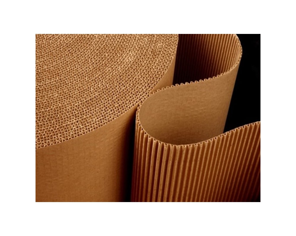 Cartón ondulado 250g/m² rollo 90cm x 25m