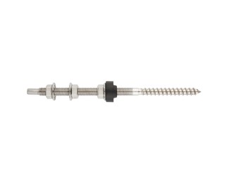 Espárrago regulable doble rosca inox A2 para instalación de placas solares Index KFS-MA
