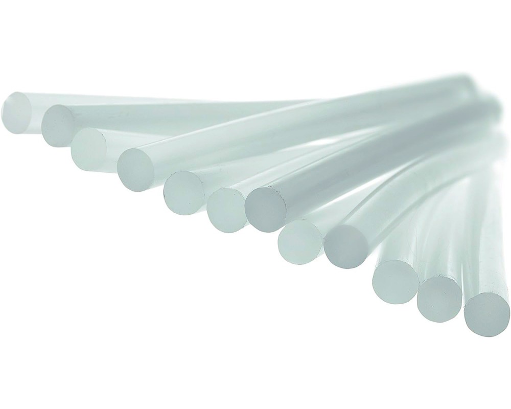 Cola termofusible transparente 12x200 mm 1 kg Rapid 40302799