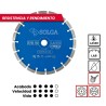 Disco diamante láser BLUE LAR segmento liso Ø230 Solga 13756230