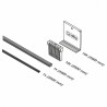 Protector de goma intermedio 2,5m Easy Glass Pro 8105