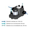 Estación de bombeo al suelo para aguas residuales Sanicubic 1 GR HP