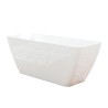 Bañera de diseño rectangular Kinedo Iconik R160