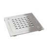 Marco y reja atornillada inox 150x150mm