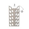 Perfil esquinero de aluminio 3m con laterales de 25x25mm