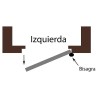 Puerta trastero ventilada 875x2035mm empujar izquierda Novoferm Super Plus