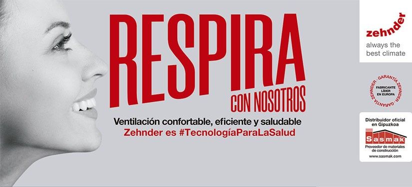 Respira con Zehnder. Ventilación confortable, eficiente y saludable